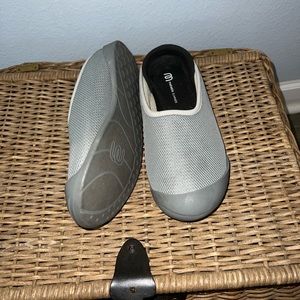 MAHABIS Summer Women's Gray Mesh Slippers Shoes